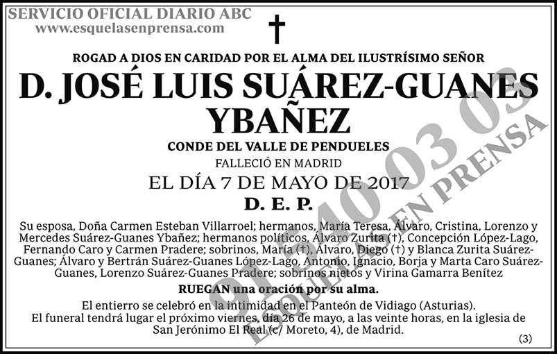 José Luis Suárez-Guanes Ybañez